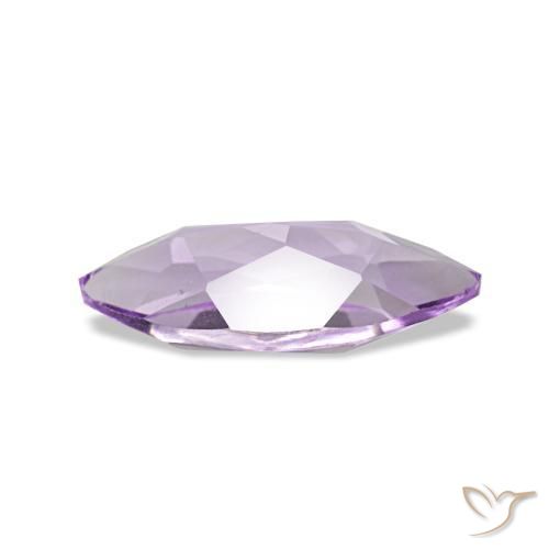 Ametista Viola medio naturale da 0.85 ct, Taglio marquise, VVS