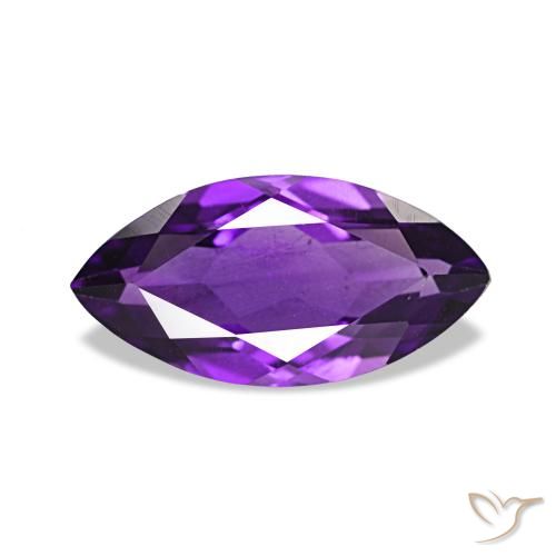 1.04ct viola vivido Ametista, Taglio marquise, VVS