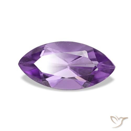 Ametista viola vivido naturale da 1.04 ct, Taglio marquise, VVS
