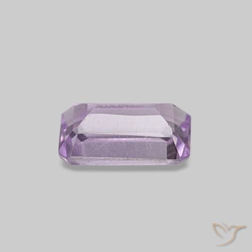 Ametista Viola rosato chiaro naturale da 0.29 ct, Taglio smeraldo, VS