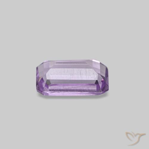 Ametista Viola medio naturale da 0.30 ct, Taglio smeraldo, VS