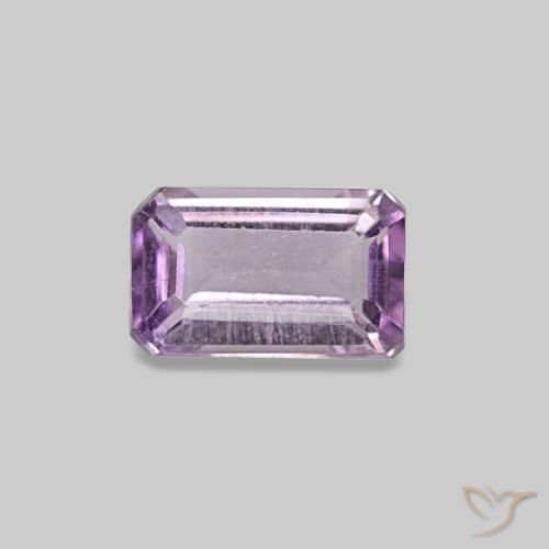 0.29ct Viola chiaro-medio Ametista, Taglio smeraldo, VS-SI
