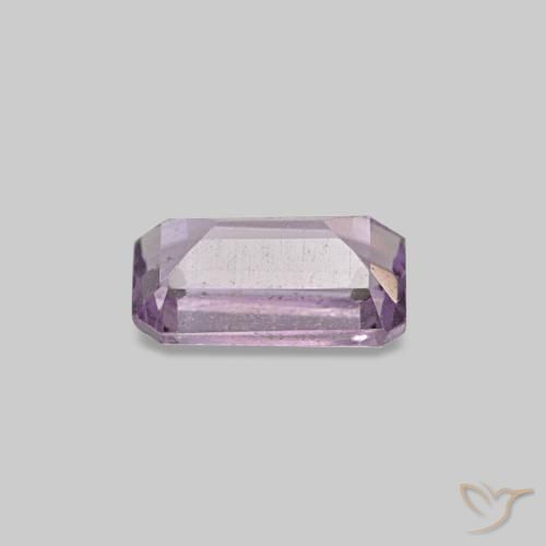 Ametista Viola chiaro-medio naturale da 0.29 ct, Taglio smeraldo, VS-SI
