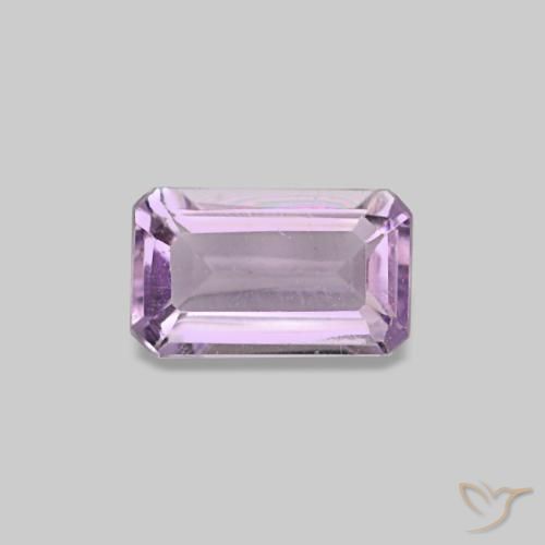 Ametista Orchidea naturale da 0.24 ct, Taglio smeraldo, VS