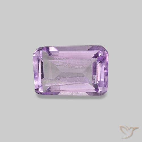 0.44ct viola ametista, taglio smeraldo, SI