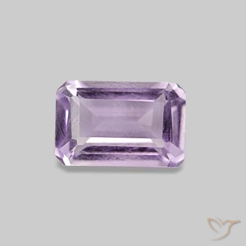 0.52ct Medium Light-Violet Ametista, Taglio smeraldo, VS