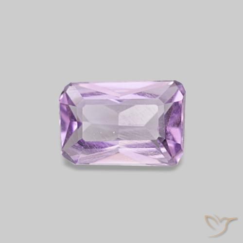 0.42ct viola ametista, taglio smeraldo, VS