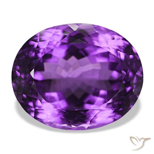 31.10ct Viola medio Ametista, Ovale, VVS-VS