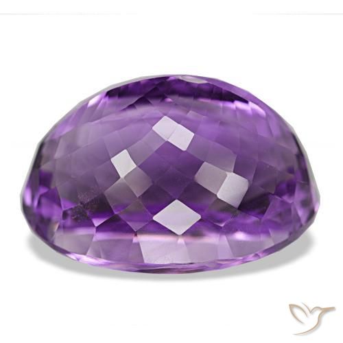 Ametista Viola scuro naturale da 48.71 ct, Taglio ovale, IF
