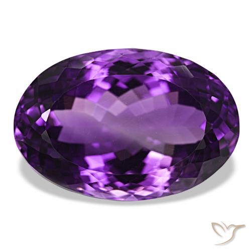31.06ct Medium Dark-Violet Ametista, Ovale, VVS-VS