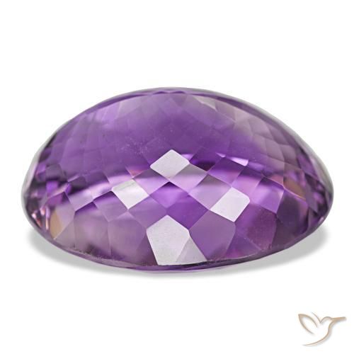 Ametista violaceo naturale da 40,46 ct, Taglio ovale, VVS