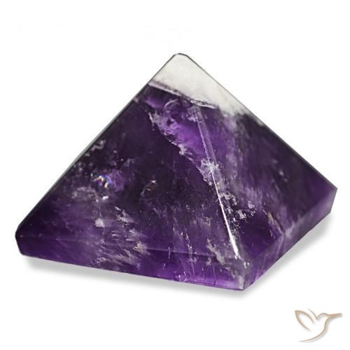 Ametista viola medio naturale da 85,83 ct, quadrato, opaco
