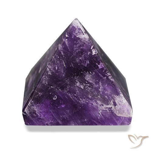 Ametista Viola scuro naturale da 112.08 ct, Quadrato, Opaco
