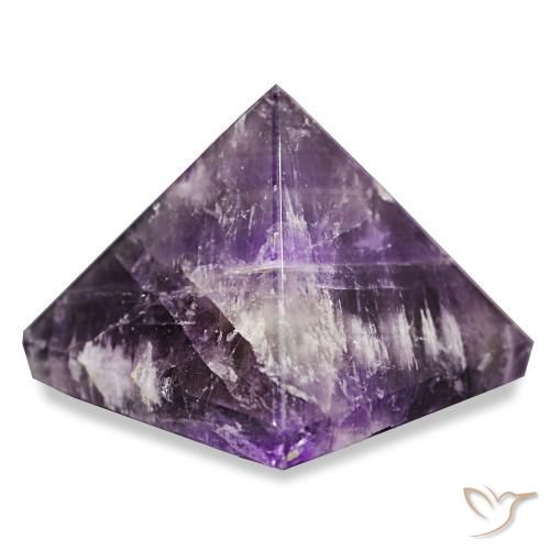 Ametista Violetto medio profondo naturale da 113.30 ct, Quadrato, Opaco