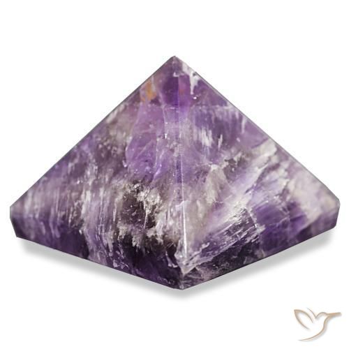 Ametista Violetto medio profondo naturale da 96.40 ct, Quadrato, Opaco