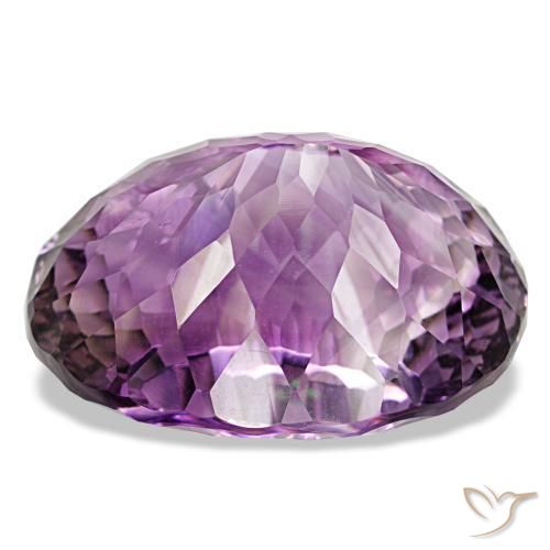 Ametista Viola violaceo intenso naturale da 82,91 ct, Taglio ovale, VVS