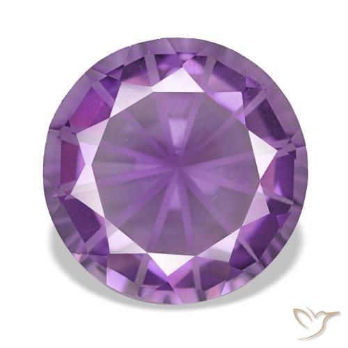 2.76ct viola ametista, rotondo, VVS