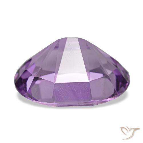 Ametista naturale viola da 4,71 ct, taglio ovale, VVS-VS