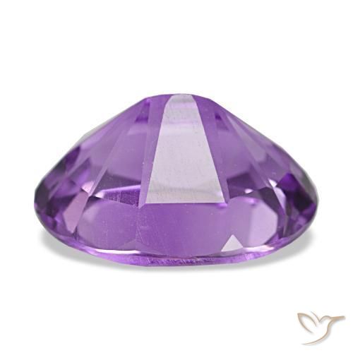 Ametista naturale viola da 3,88 ct, taglio ovale, VVS-VS