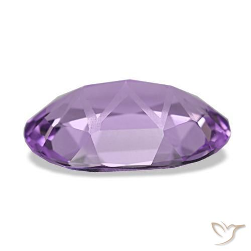 Ametista naturale viola da 2,91 ct, taglio ovale, VVS