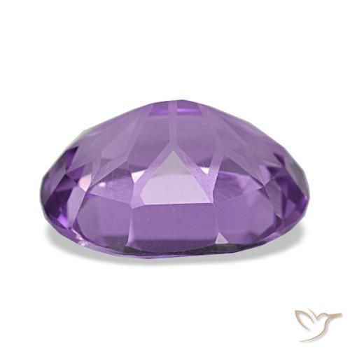 Ametista naturale viola da 4,19 ct, taglio ovale, VVS