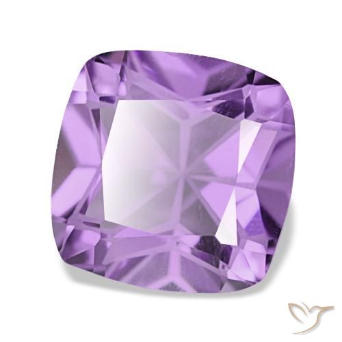 Ametista naturale viola da 3,60 ct, taglio a cuscino, VVS-VS