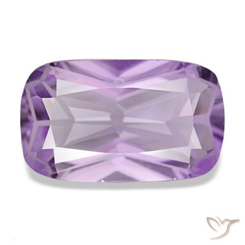 Ametista naturale viola da 3,57 ct, taglio a cuscino, VVS-VS