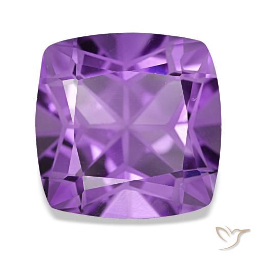 Ametista naturale viola da 4,08 ct, taglio a cuscino, VVS-VS