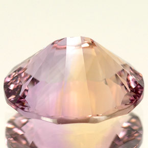 Ametrino Bicolore naturale da 4.18 ct, Taglio ovale, IF