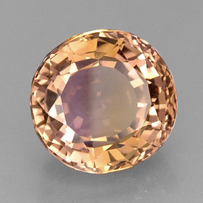Ametrina naturale bicolore da 15,84 ct, taglio ovale, IF