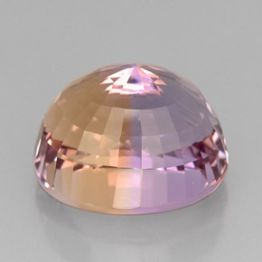 Ametrina naturale bicolore da 22,52 ct, taglio ovale, IF