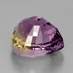 Ametrina naturale bicolore da 15,44 ct, taglio a pera, IF