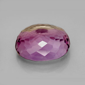 Ametrina naturale bicolore da 16,04 ct, taglio ovale, IF