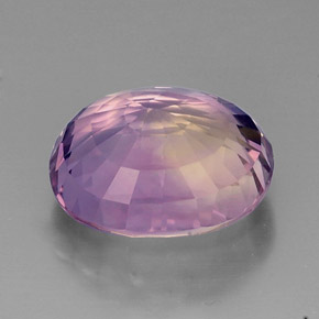 Ametrina naturale bicolore da 15,67 ct, taglio ovale, IF