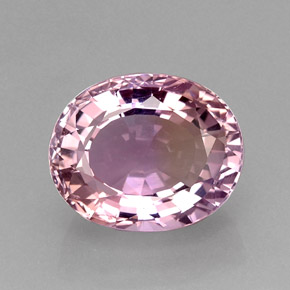 Ametrina naturale bicolore da 18,22 ct, taglio ovale, IF