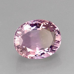 Ametrina naturale bicolore da 18,22 ct, taglio ovale, IF