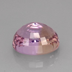 Ametrina naturale bicolore da 18,22 ct, taglio ovale, IF