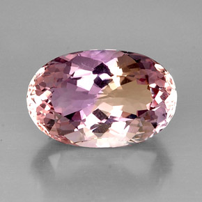Ametrina naturale bicolore da 16,55 ct, taglio ovale, VVS