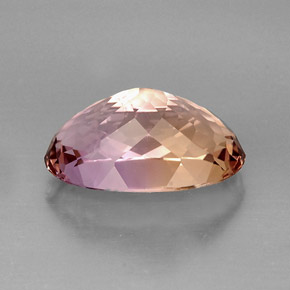 Ametrina naturale bicolore da 16,55 ct, taglio ovale, VVS