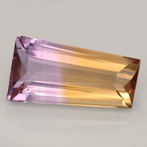 Ametrino Bicolore naturale da 10.32 ct, Forma fantasia, IF