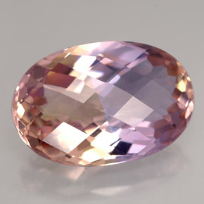 Ametrina naturale bicolore da 14,26 ct, taglio ovale, IF