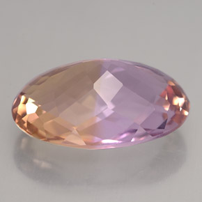 Ametrina naturale bicolore da 14,26 ct, taglio ovale, IF