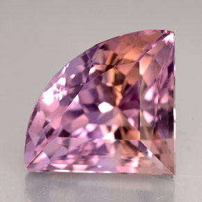 Ametrina naturale bicolore da 12,52 ct, forma fantasia, VVS