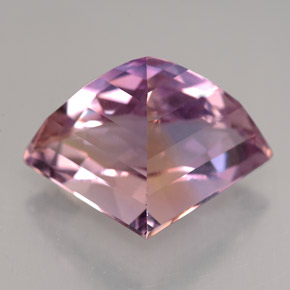 Ametrina naturale bicolore da 12,52 ct, forma fantasia, VVS