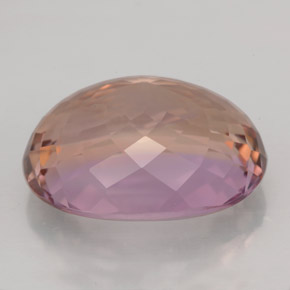 Ametrina naturale bicolore da 14,32 ct, taglio ovale, VVS