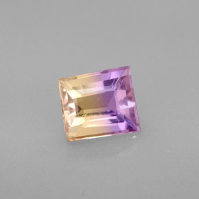 Ametrina naturale bicolore da 1,33 ct, forma fantasia, VS