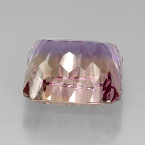 Ametrina naturale bicolore da 13,31 ct, taglio smeraldo, VVS