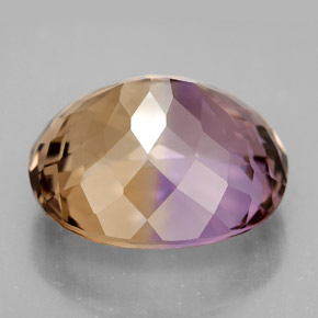 Ametrina naturale bicolore da 14,82 ct, taglio ovale, IF