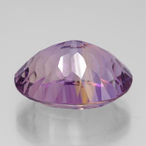 Ametrina naturale bicolore da 10,85 ct, taglio ovale, VVS