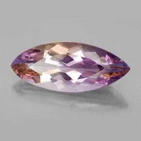 Ametrina naturale bicolore da 13,51 ct, marchesa, IF